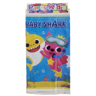 Mantel Para Fiestas Baby Shark. 1 Pieza. Rectangular. Fiesta. Decoración