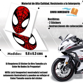 Par Calcomania Sticker Spiderman Super Heroes Efx Moto Ss