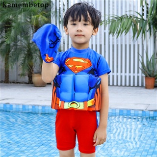 [Kamembetop] Kids Swim Vest Life Jacket - Boys Girls Floation Swimsuit Buoyancy Swimwear .