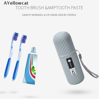 Ayc - cepillo de dientes portátil para cepillo de dientes, soporte para viaje, Camping, caja de almacenamiento MY