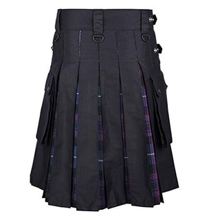 faldas de bolsillo para hombre vintage kilt escocia gótico moda kendo ropa escocesa (8)