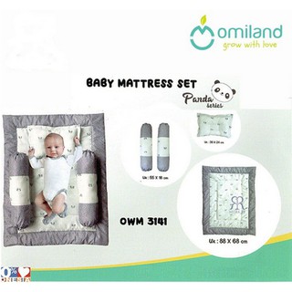Conjuntos de colchones para bebé + Omiland Panda Series - almohadas para bebé - OWM 3141