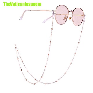 Thevaticanlospoem nuevas cadenas de gafas doradas para mujer/lentes de sol/lentes de lectura con cuentas/cuerda de cuello
