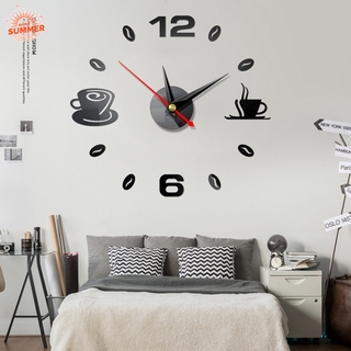 reloj 3d reloj de pared espejo reloj decoración del hogar ventanas silencioso creativo acrílico