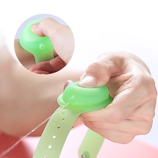 *SLT Silicone Hand Sanitizer Bracelet With Bottle Portable Disinfectant Containers Bracelet Wristband Hand Dispenser