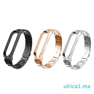 ulrica1 - correa de repuesto de acero inoxidable para reloj inteligente xiao mi band 6