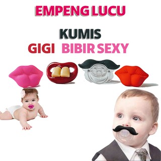 Chupete divertido/chupón para bebés sexy/labios de bigote