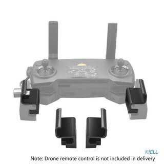 Kiell 1Pair Remote Control Mount Durable Extended Clip Bracket Portable Phone Case Stand Holder for DJI Mavic 2/Mini/Pro/Air Spark