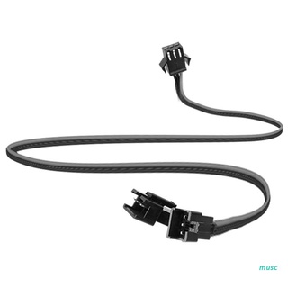 musc argb 5v 3 pin artículo cable de extensión aura msi placa base divisor y estilo adaptador para 5v halos tira de luz