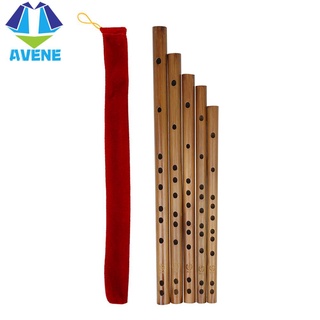 C D E F G Key Bambú Dizi Flauta Instrumento Musical Tradicional Para Principiantes
