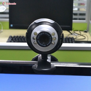 En STOCK cámaras de ordenador USB 2.0 50.0M 480P 6 LED HD Webcam con micrófono para PC portátil colocolo
