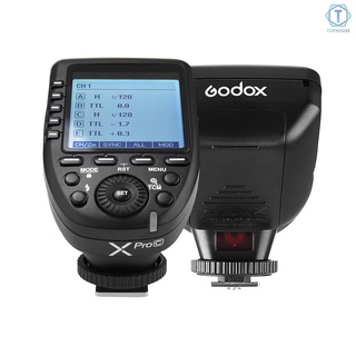 T Godox Xpro-C E-TTL II Flash Trigger transmisor 2.4G inalámbrico X sistema 32 canales 16 grupos soporte TTL Autoflash 1/8000s HSS para Canon EOS Series cámaras para cámara Godox Series Flashes al aire libre y Flashes de estudio (3)