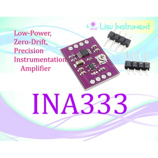 Ina333 baja potencia cero derivación de precisión amplificador de instrumentación de la placa de módulo