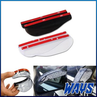 (X009) instale la canaleta de lluvia espejo retrovisor del coche/Mica cubierta protectora Universal espejo retrovisor del coche