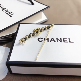 Chanel Fashion Horquilla Diamante Letra Doble C Titanio Acero Mujer Joyería (2)