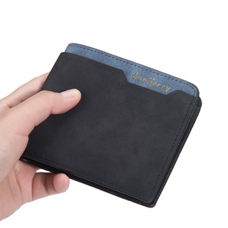 Men's Business Wallet Purse Card Holder Male Short Wallet Pu Purse For Men