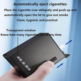 2 En 1 Cigarrera Con Encendedor Electrónico Usb Arco Plasma (7)