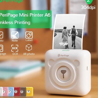 Peripage Mini Pocket inalámbrico Bluetooth impresora térmica imagen foto etiqueta Memo recibo