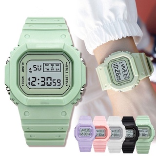 Relógios casio LED pequeño reloj Digital deportivo electrónico cuadrado (2)