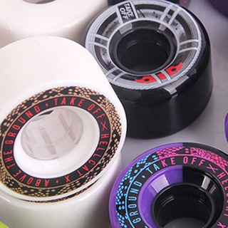 Rodinha Skate Pu suave rueda todopoderoso calle Skate Board Deck Rodas Mix Colorido 56x30mm Roda, blanco (4)