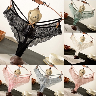 🌸Mowomo🌸 Women Personality Multi-Color Lace Underwear Ladies Hollow Out Underwear