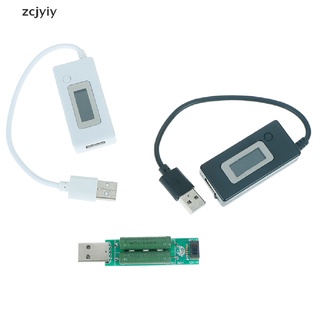 zcjyiy usb lcd digital detector de voltaje de corriente móvil cargador usb probador medidor mx
