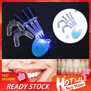 Home Beauty Gel Dental herramientas de blanqueamiento de dientes blanqueador Oral Kit de blanqueamiento Dental con luz blanca LED RXMZ