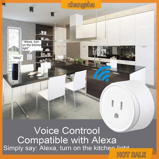 mini control de voz us wifi enchufe inalámbrico inteligente interruptor de enchufe para el hogar