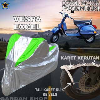 Funda protectora para Vespa EXCEL verde plata/cubierta protectora para motocicleta Vespa PREMIUM
