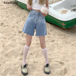 Roadgold mujer verano nuevo cintura alta suelta pantalones rectos RG BELLE