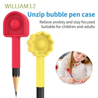 WILLIAM12 Gift Pen Cap Educational Fidget Toys Fidget Toys Puzzle Toy Cute Push Bubble Relief Toys Stretch Anti Stress Decompression Toys/Multicolor