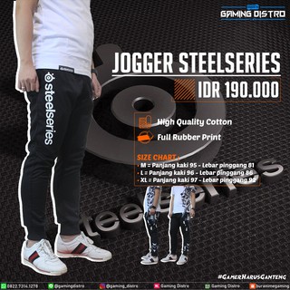 Steelseries Arctis negro Gaming pantalones - Jogger Steelseries Arctis negro
