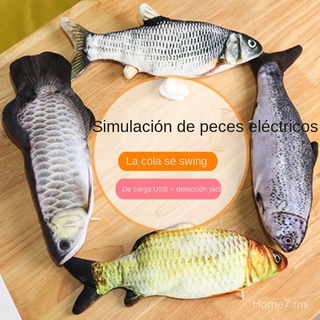 Juguete de simulación de peces en movimiento por Internet-juguetes famosos columpio eléctrico para niños que nadan por sí mismos-Hi pez saltarín electrónico falso