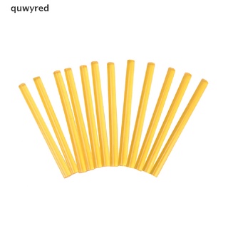 quwyred 12 x profesional queratina pegamento palos para extensiones de pelo humano amarillo mx