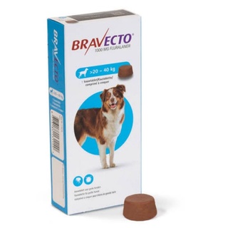 Bravecto (pastilla contra garrapatas) 20-40 kg