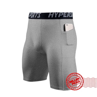 pantalones fitness para hombre con bolsillos running entrenamiento elástico medias de secado rápido y wicking k9a3