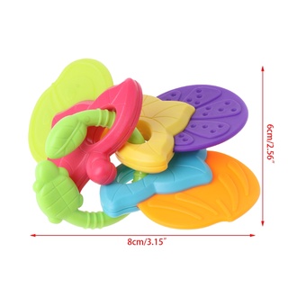 augetyi8bo baby mordedor en forma de fruta silicona seguro dentición masticar juguetes bebés chupete regalos (6)