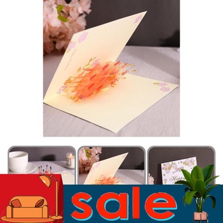 <salzburg> tarjeta de deseos portátil hecha a mano 3d popup feliz cumpleaños tarjetas gruesas para regalo