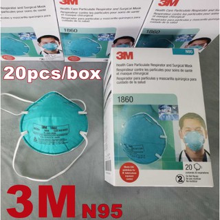 20pcs máscara 3m n95 máscara 1860 protección personal adulto máscara desechable polvo y partículas gotitas máscara