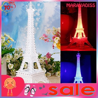 【WholeSale】 Luz De Torre Eiffel Colorida Noche Regalo De Cumpleaños Lámpara De Botón Decorativa