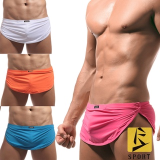 calzoncillos de doble capa para hombre de cintura baja transpirable elástico agradable a la piel calzoncillos masculinos (1)