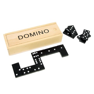Domino madera económicos juego mesa caballero regalo
