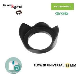 Capucha Universal de lente de flor de 62 mm (2)