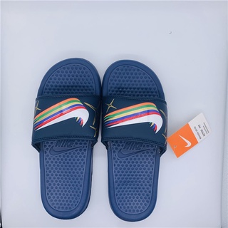 semaisi (listo stock) nike trend moda verano casa zapatillas al aire libre zapatos de playa par zapatos de los hombres zapatos de mujer zapatos kasut kasut selipar chanclas deporte sandalias selipar tamaño 40 ~ 45