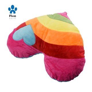 En Stock precioso suave peluche cojín de felpa siesta arco iris amor corazón almohada juguetes MYFI (1)