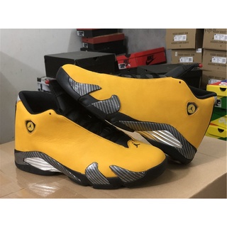 Air Jordan 14 Retro «reverso Ferrari» universidad de oro BQ3685-706 deportes zapatos de baloncesto (8)