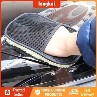 [longkui]guantes de lana suave para lavado de coches/guantes para lavado de coches/herramientas de limpieza de coche
