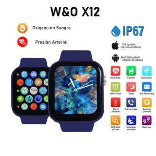 Reloj Inteligente SmartWatch W&O X12 Waterproof Bluetooth sport IP67 oximetro frecuencia cardiaca presión Arterial (1)
