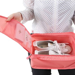 Multifunción impermeable portátil zapatos bolsa de almacenamiento de deportes impermeable y resistente al desgaste zapatos caja de almacenamiento (8)
