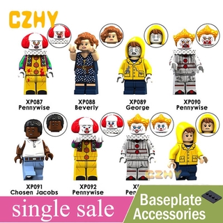 lego stephen king it minifigures pennywise beverly george elegido jacobs bill mike horror bloques de construcción kt1012